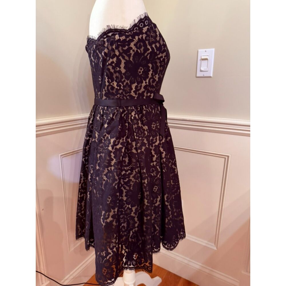 Robert Rodriguez Target Neiman Marcus Lace Strapless Cocktail Dress Size 6 - Picture 7 of 13